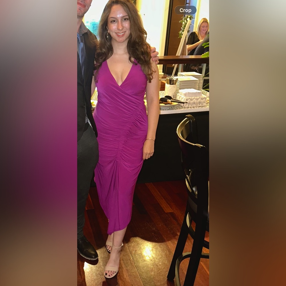 Ruched Midi Dress